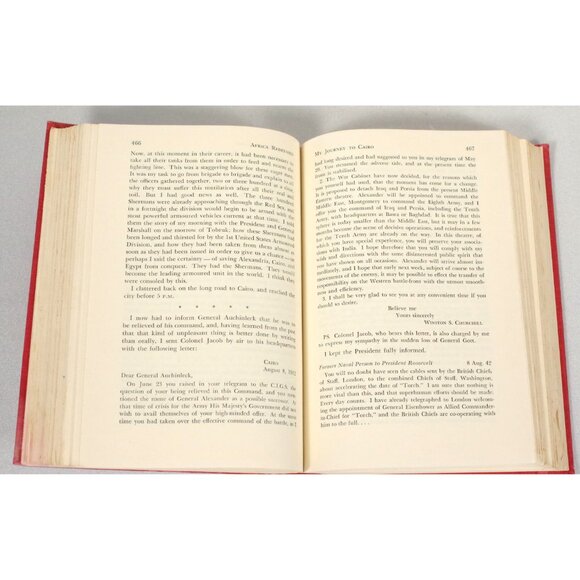 The Second World War Vol 4: The Hinge Of Fate by Winston S Churchill 1950 WWII - Picture 9 of 10